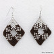 boucles d'oreille 0313079 marron